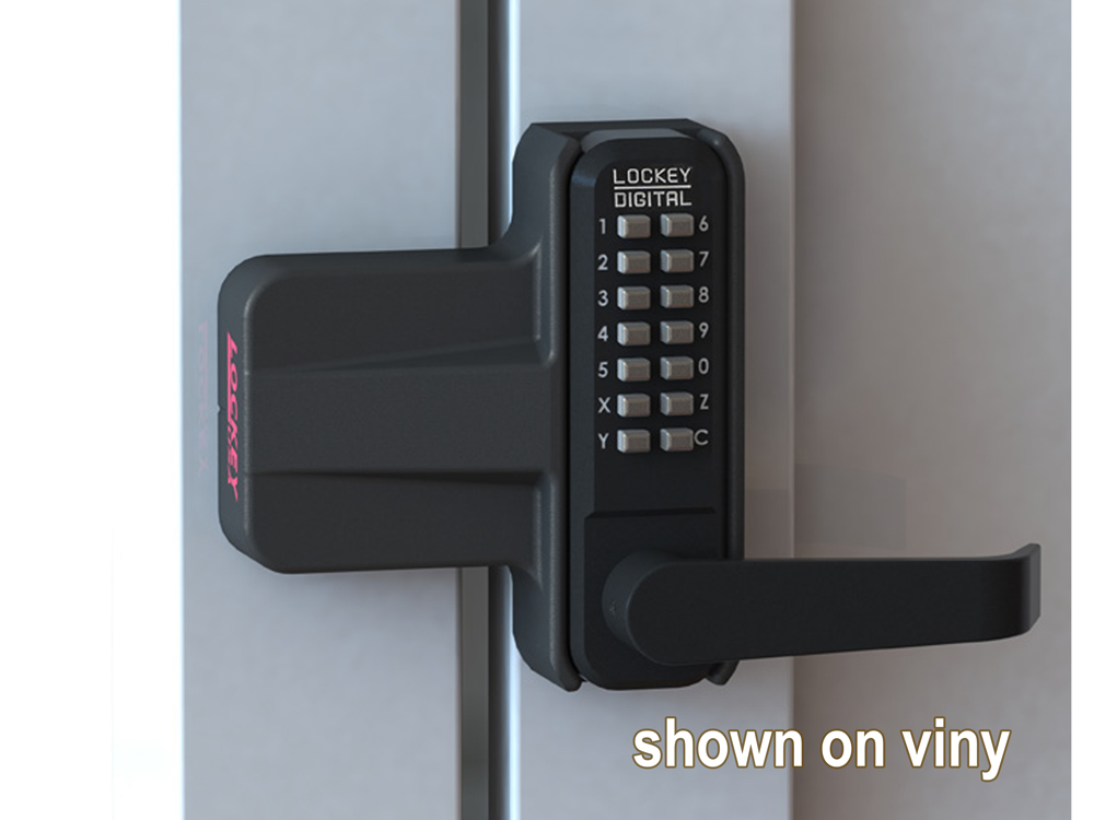 Lockey 2835 Adapter to Install Lockey 2835 or 2830 on a Vinyl or Ornamental Gate